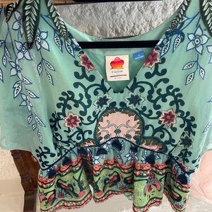 Farm Rio x Anthropologie Top S